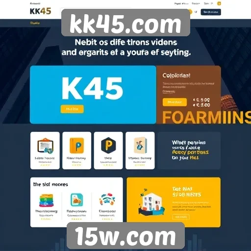 Acessibilidade e usabilidade do site kk45.com